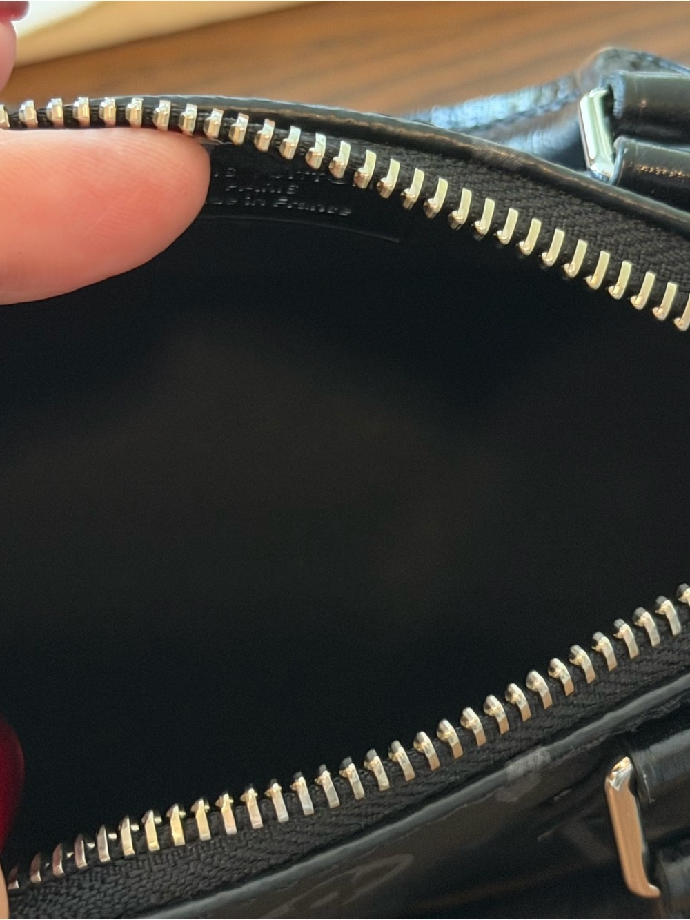 Louis Vuitton Monogram Eclipse Mini Speedy in Black and Charcoal - Picture 10 of 13